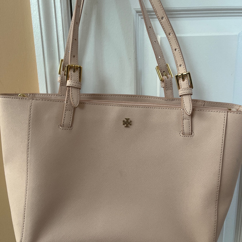 Tory Burch Pink Leather Tote